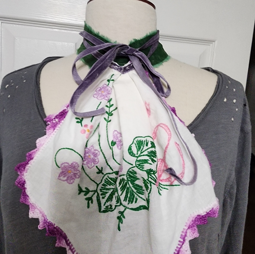 JABOT MOSSIE ANNA ARTISAN DESIGN OOAK ππ NWT - Picture 11 of 13